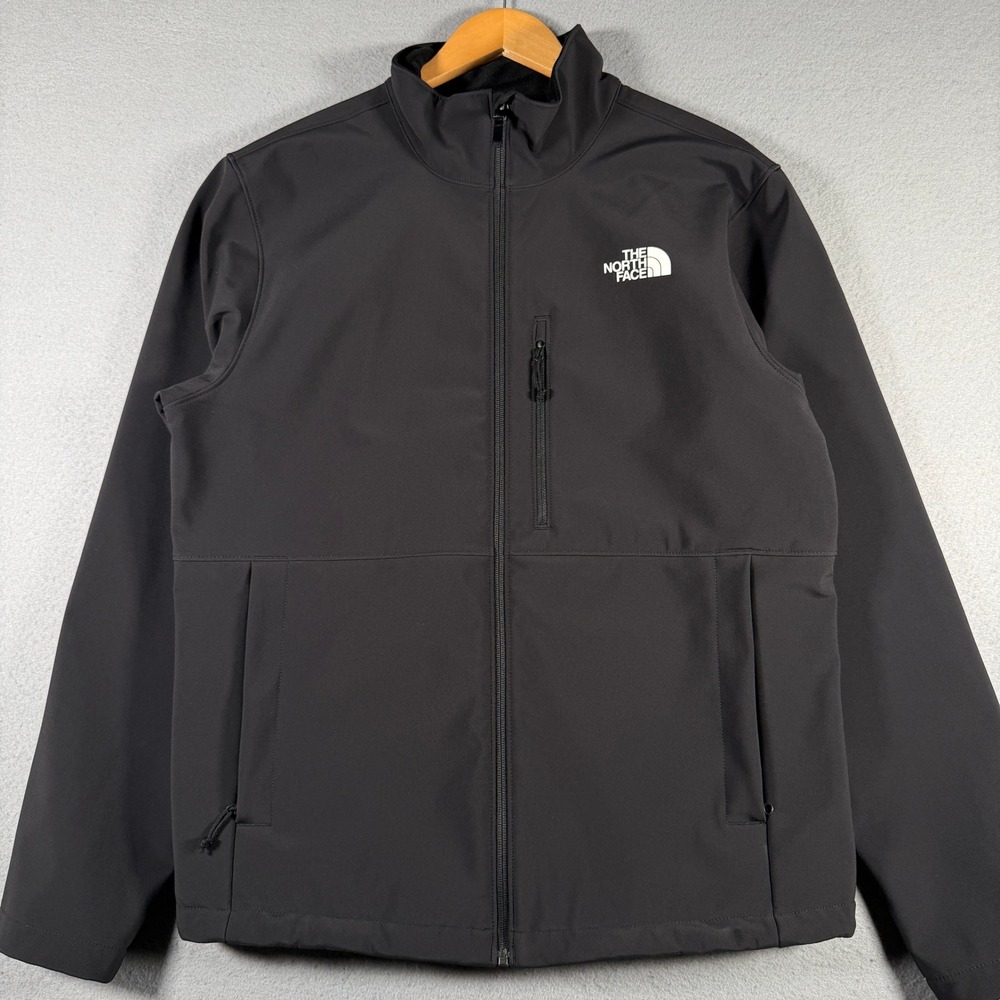 The North Face Mens Apex Bionic WindWall Softshell Jacket Black NF0A4R2A L